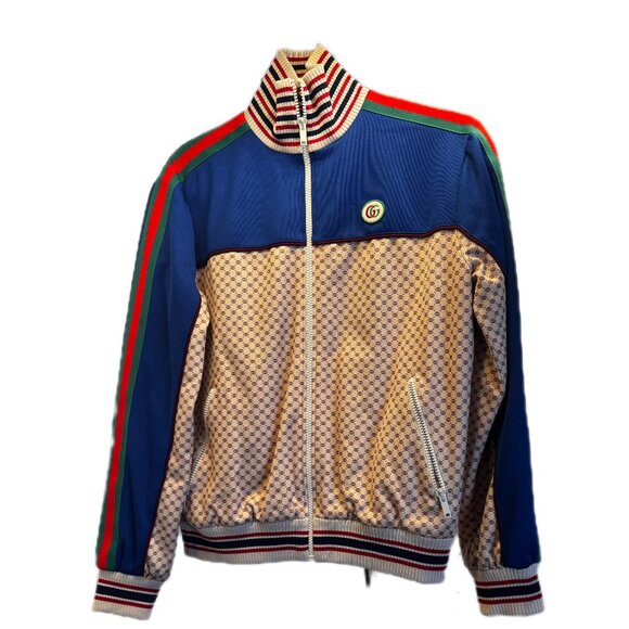 Gucci Sweatshirt TrackSuit Zip Up Unisex S/M - Picture 2 of 2